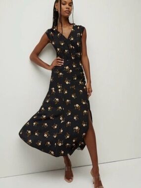 Veronica Beard Women’s Wixson Silk- Blend Floral Midi Dress
